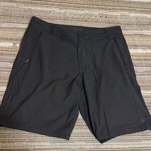 Men's Black Performance Shorts